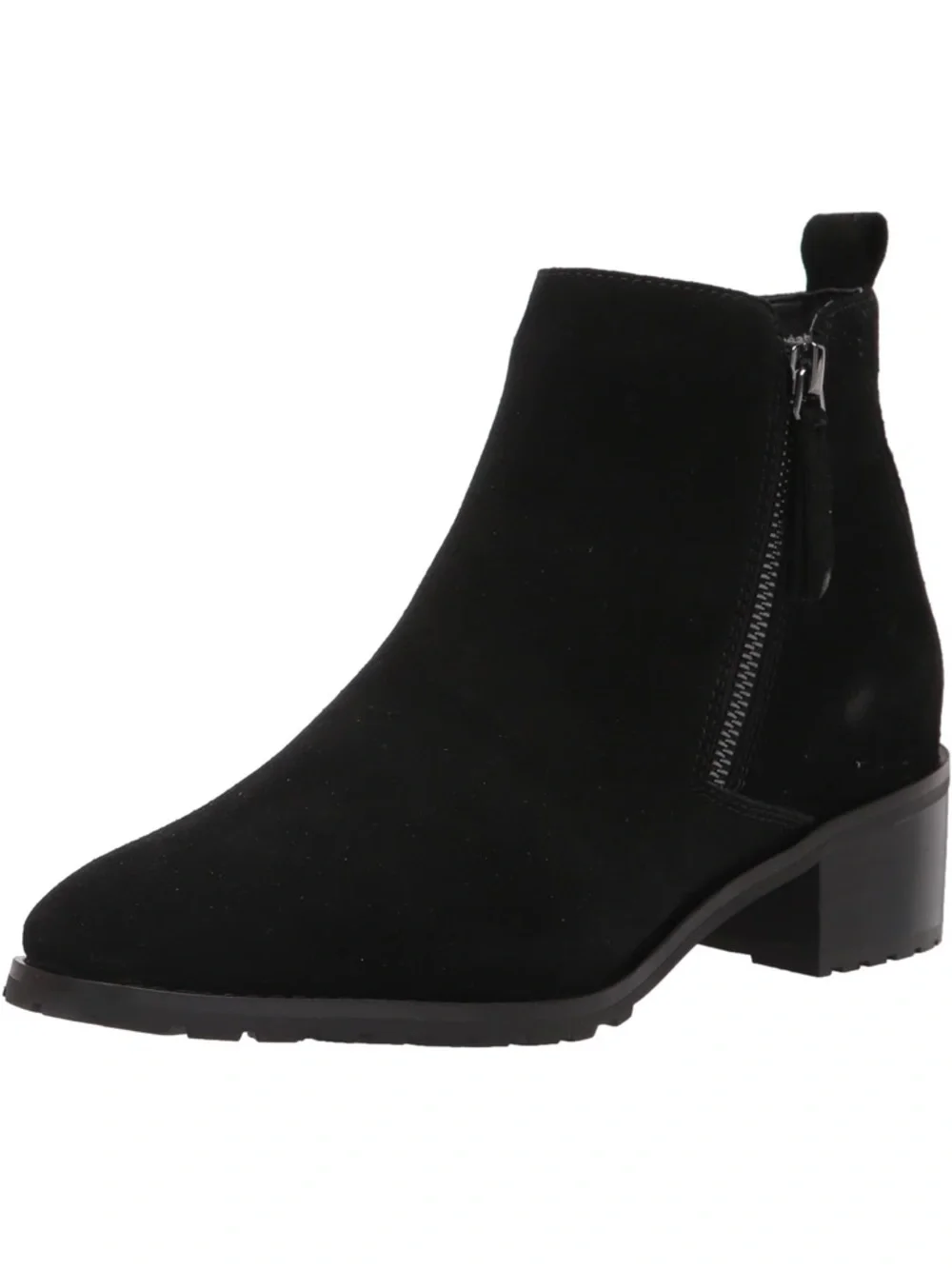 Blondo Womens, Samara Ankle Boot, Black Leather, 7.5 934
